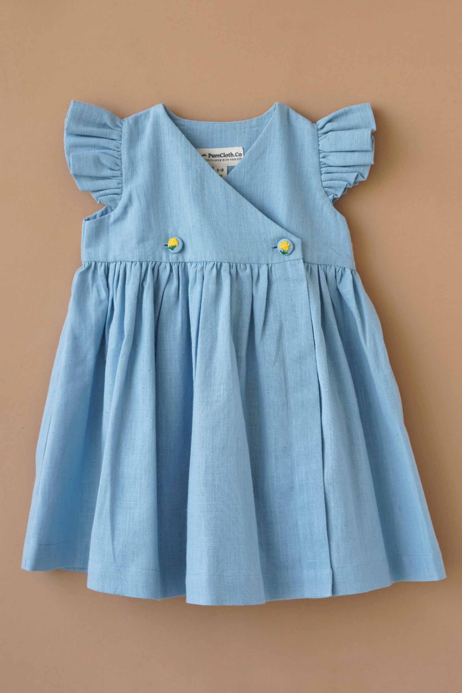 Indigo Cotton Dress