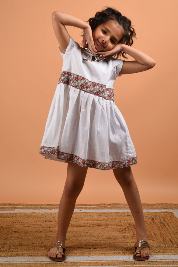 White Cotton Dress