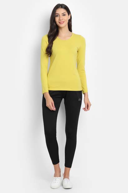 Yellow Bamboo Fabric T-Shirt