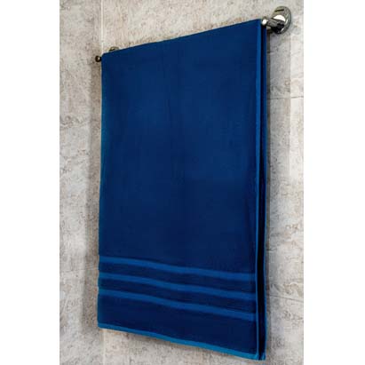 Navy Blue Bamboo Bath Towel 