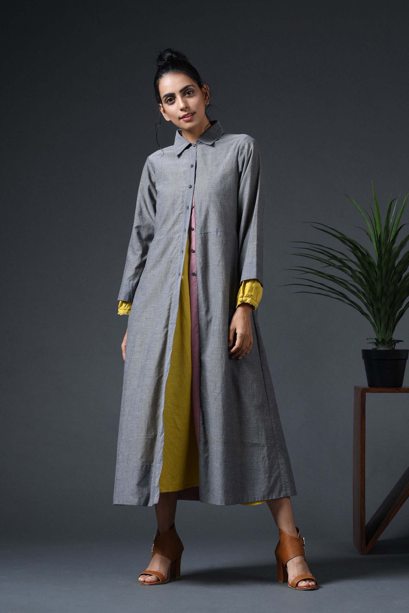 Grey Cotton Overlay