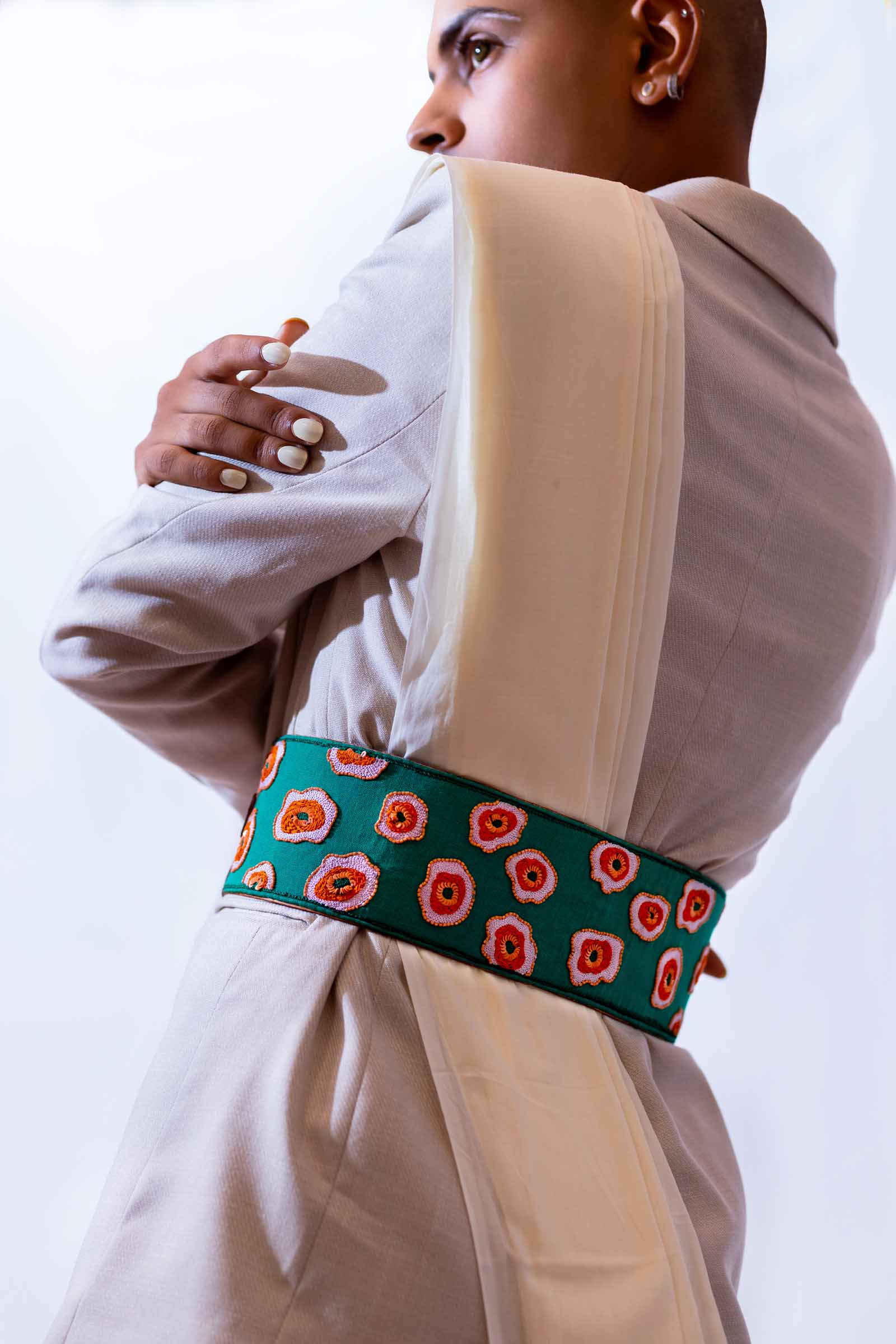 Embroidery Leather Belt