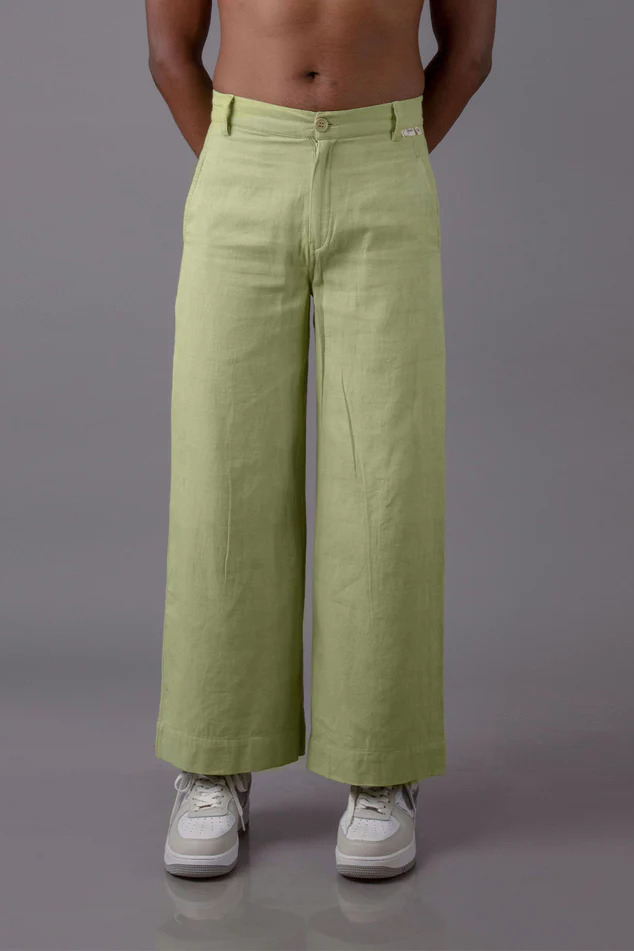 Green Cotton Pant