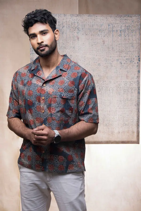 Allover Holiday Formal Shirt