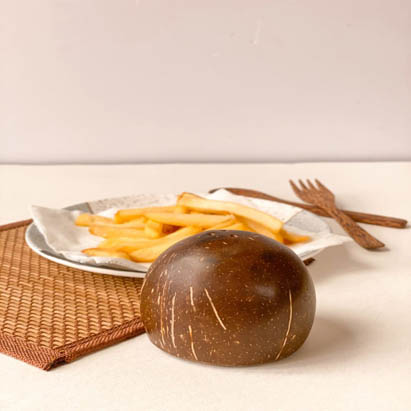 Coconut Shell Salt & Pepper Shakers