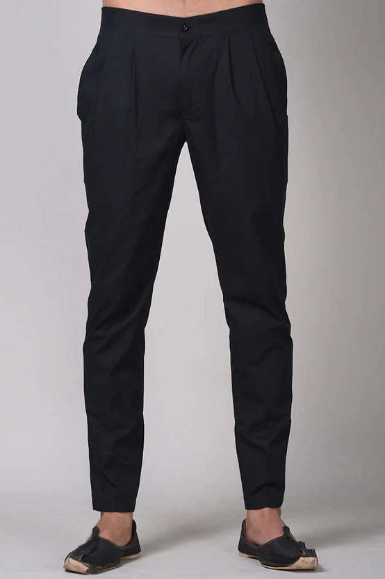 Black Cotton Pyjama Pant