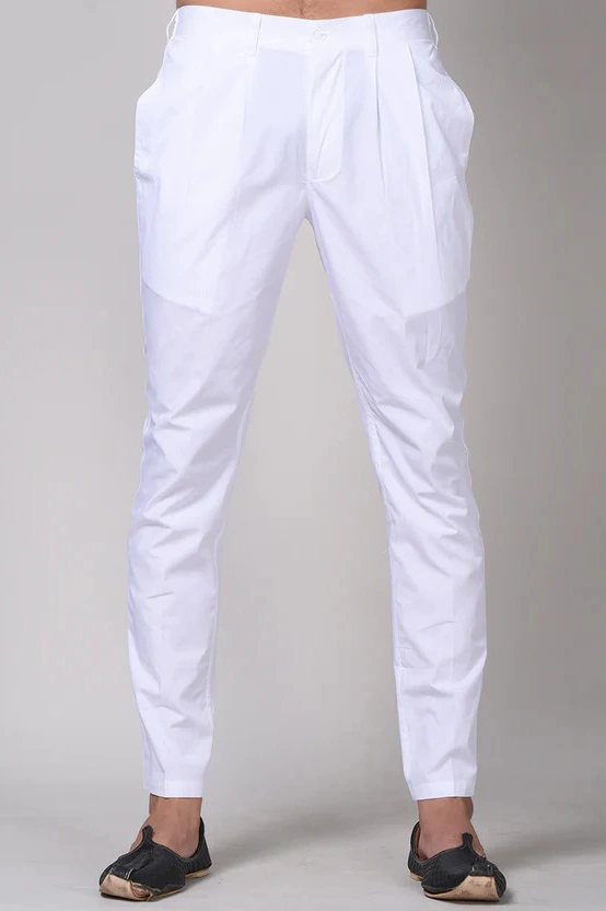White Cotton Pyjama Pant