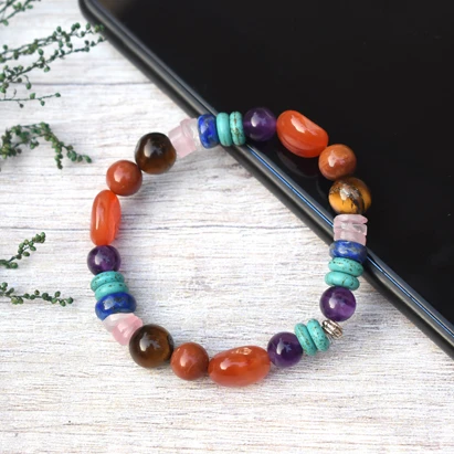 Multicolor Seven Chakra Healing Bracelet