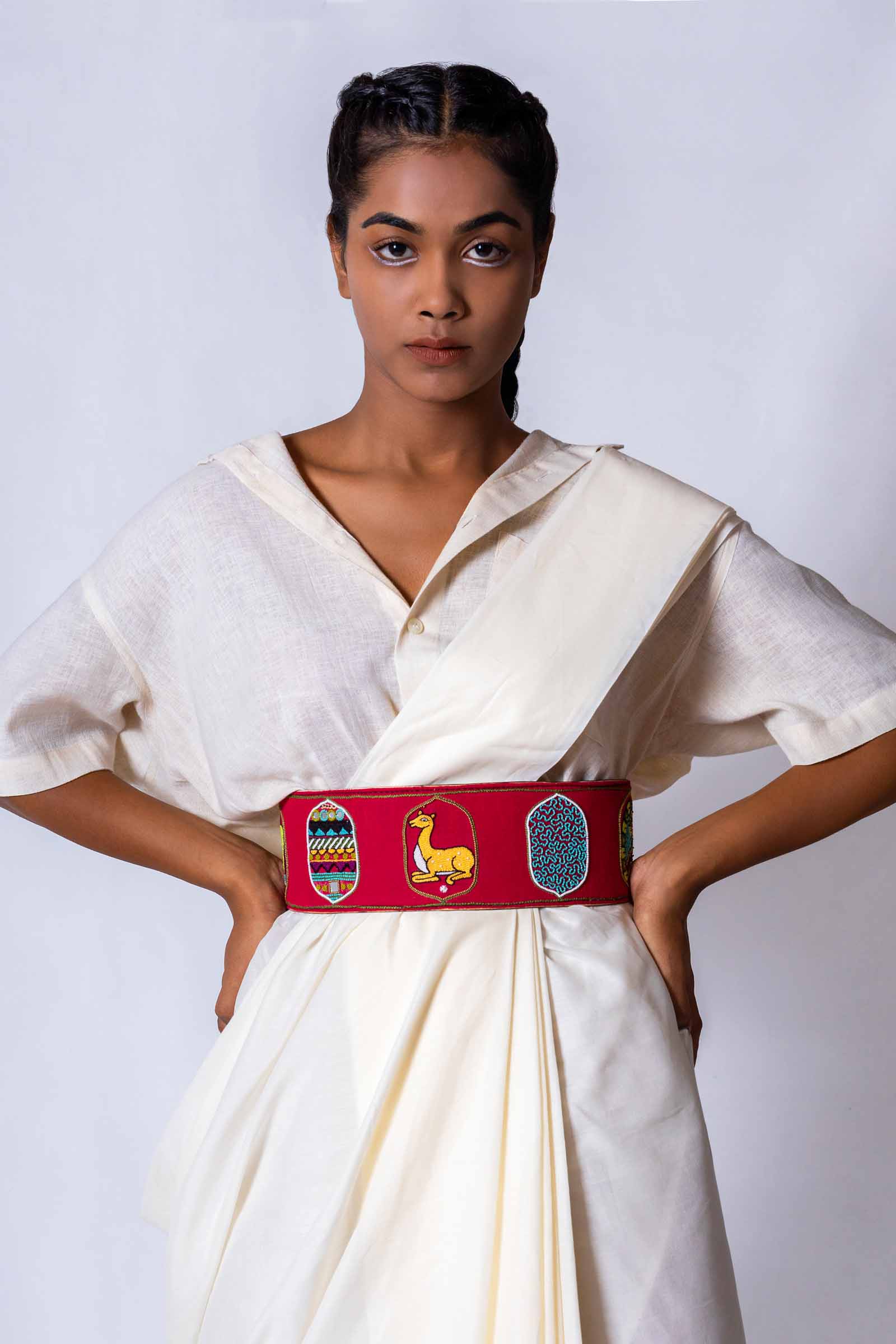 Embroidery Leather Belt