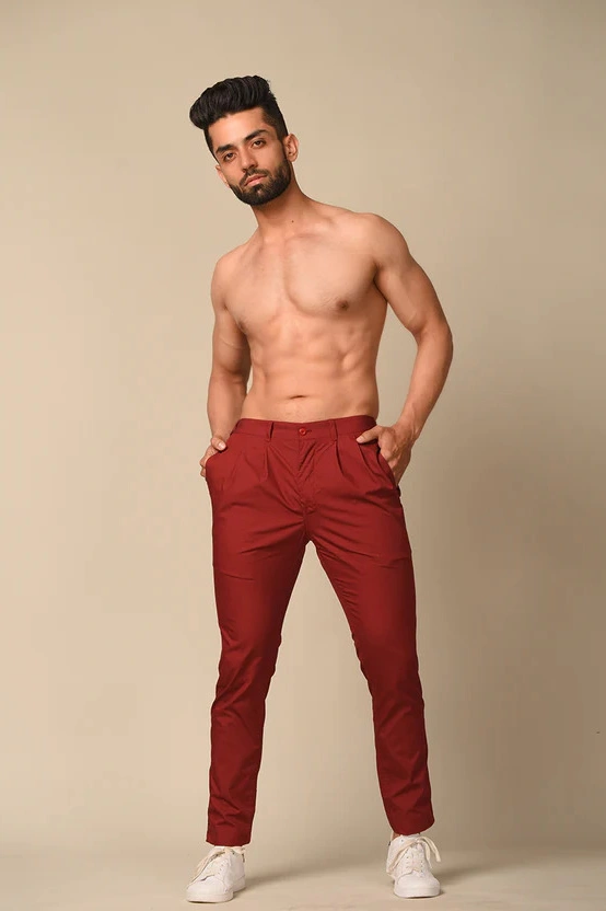 Marron Cotton Pyjama Pant