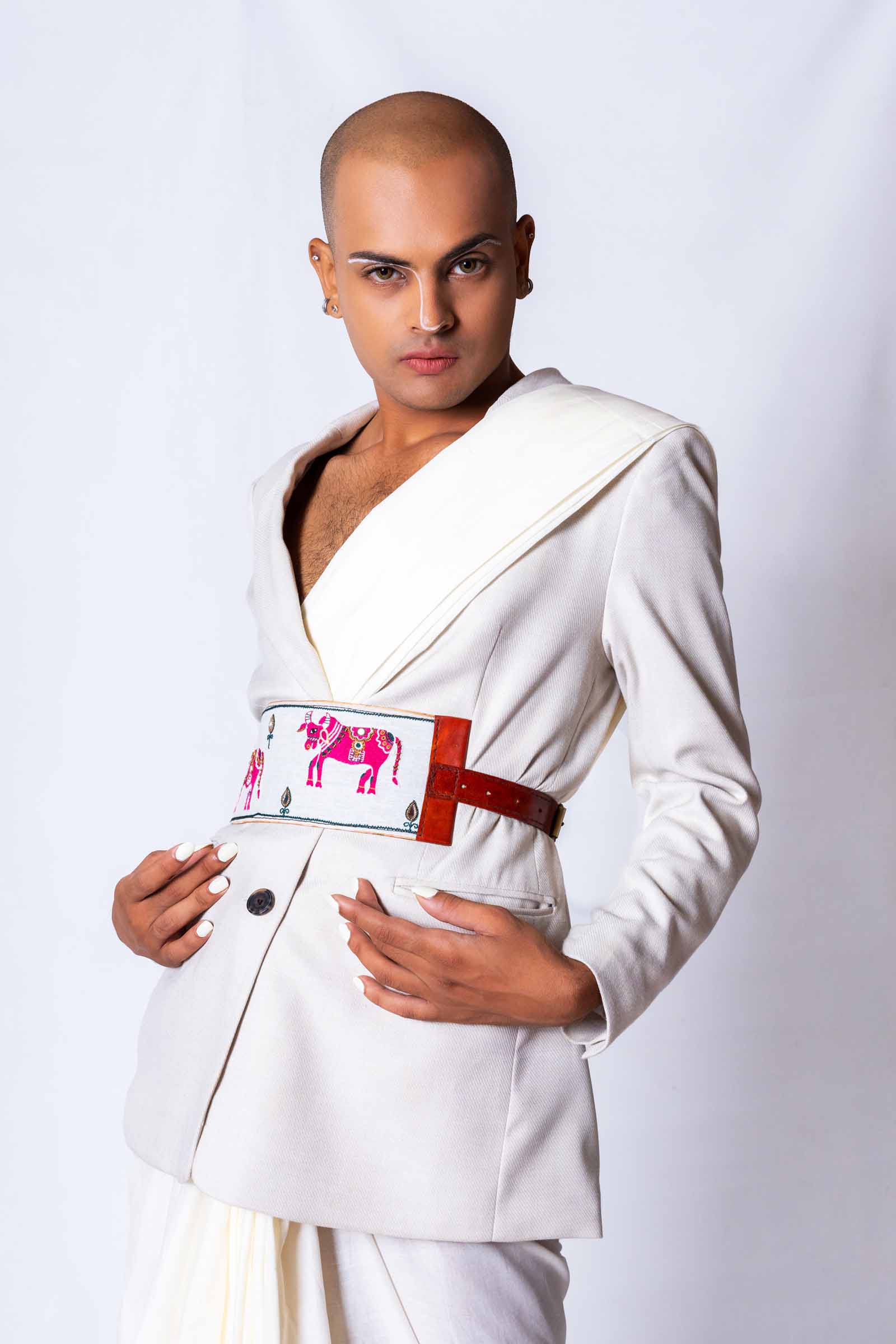 Embroidery Leather Belt