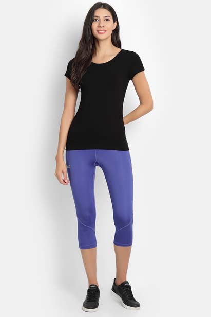 Black Bamboo Fabric T-Shirt