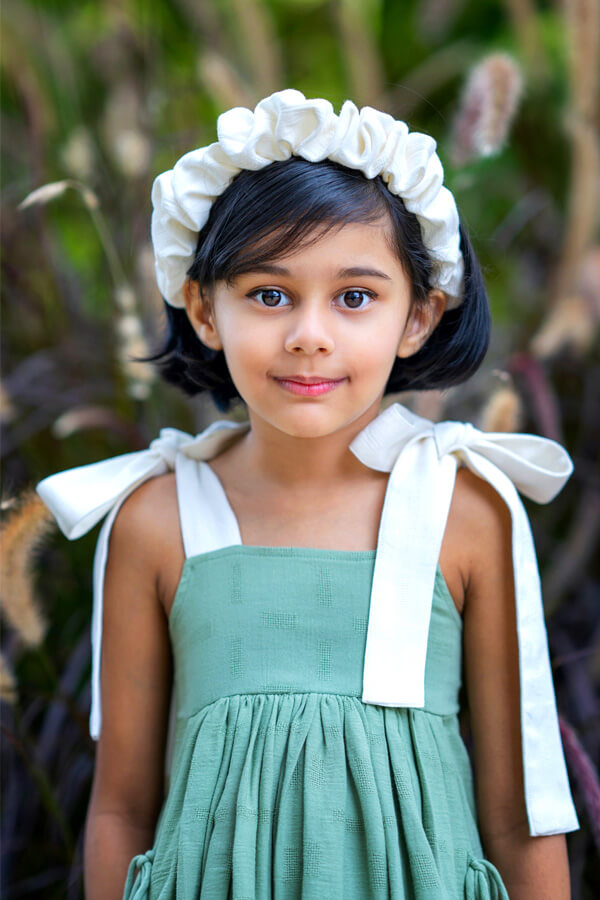 White Cotton Headband