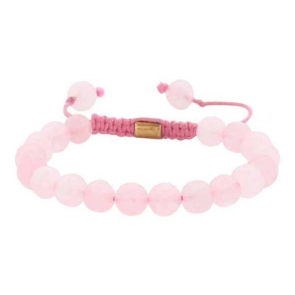 Rose Pink Quartz Healing Bracelet 