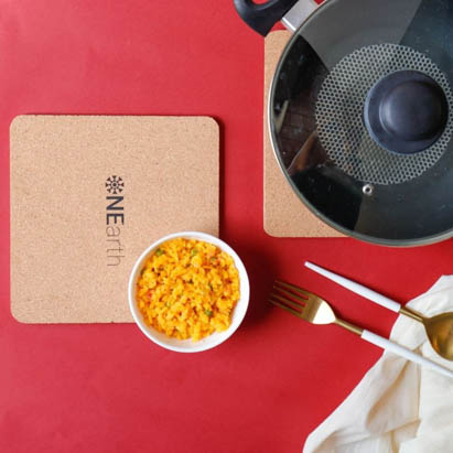 Square Cork Trivets Pack of 2 